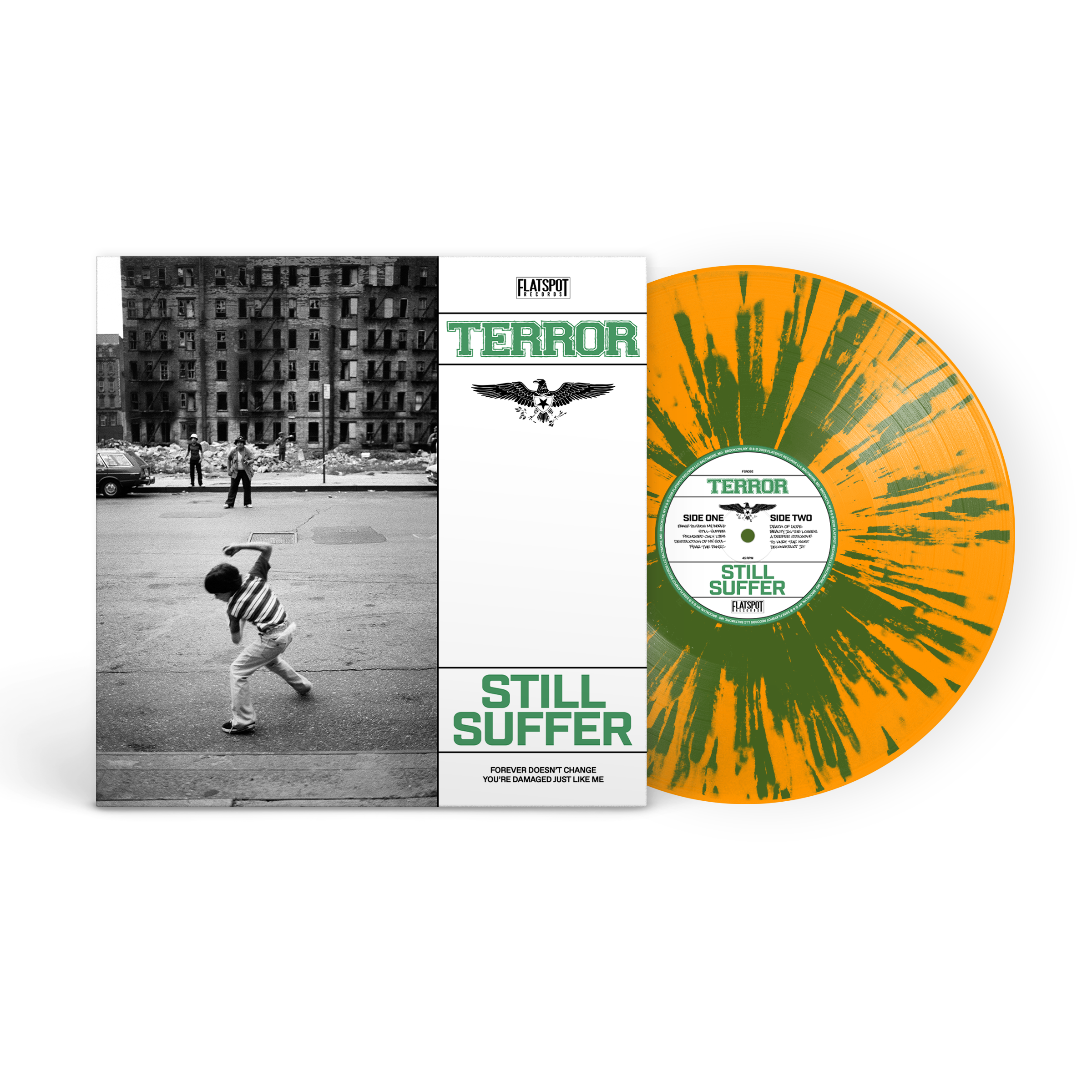 Terror - Still Suffer Orange Crush w/ Olive Green Splatter Vinyl