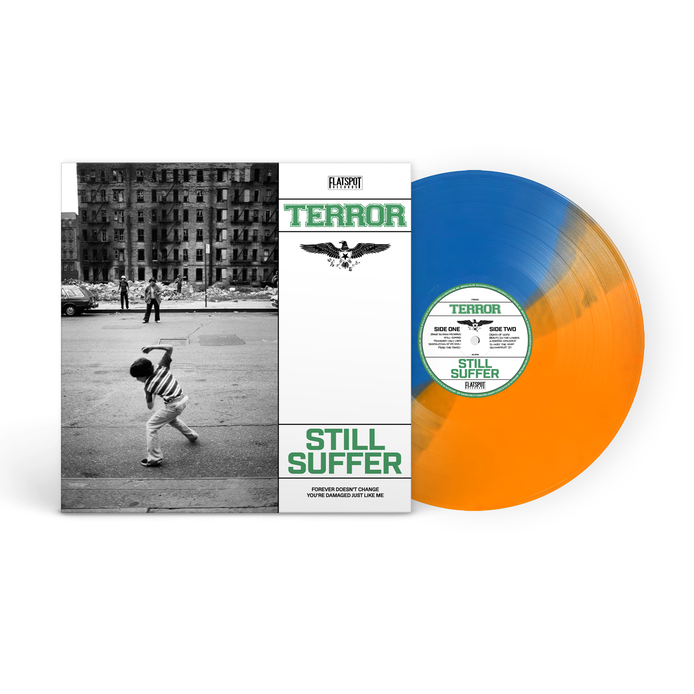 Terror - Still Suffer Sky Blue / Orange Blend Vinyl (Flatspot
