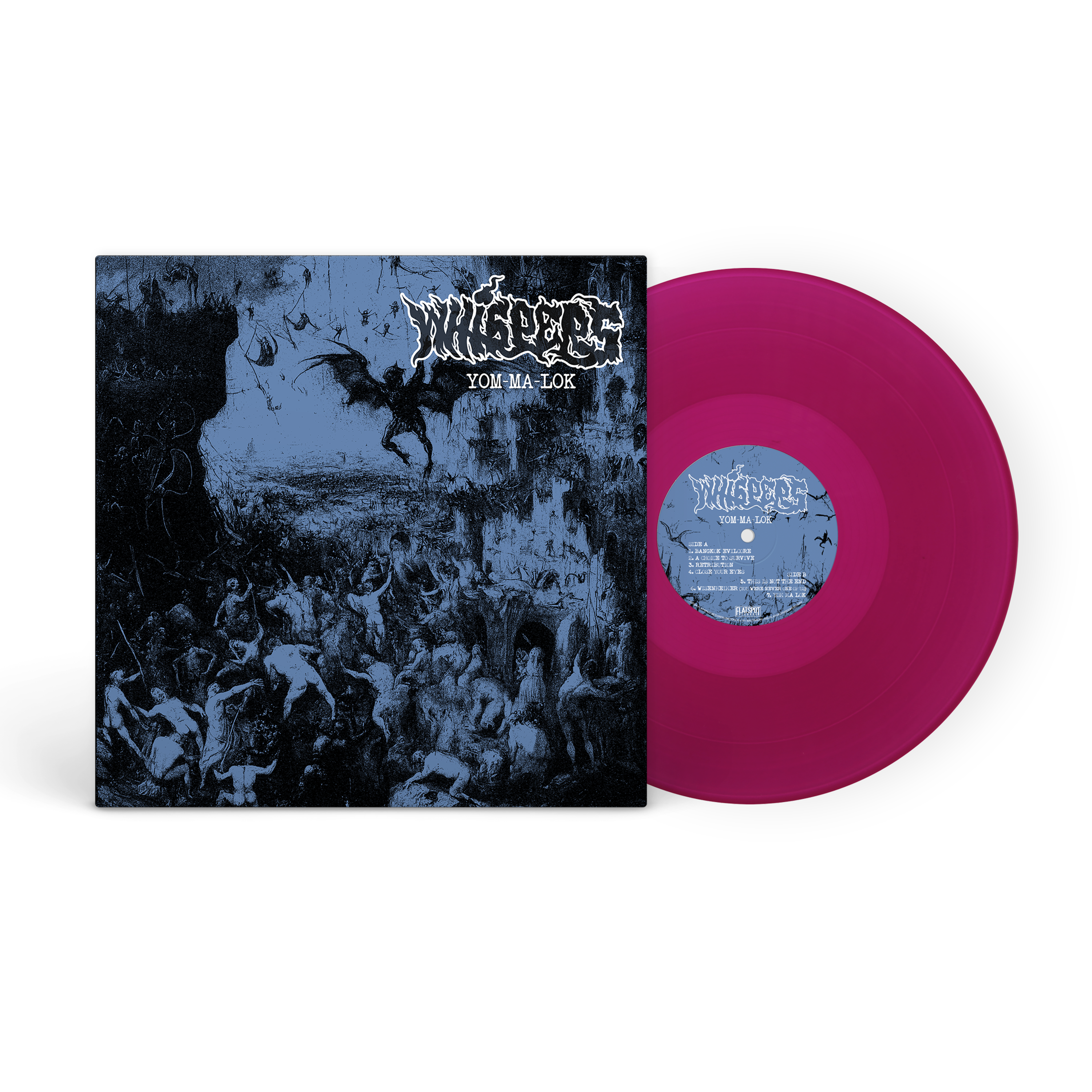 Whispers - Yom-Ma-Lok Grape Purple Vinyl – Flatspot Records