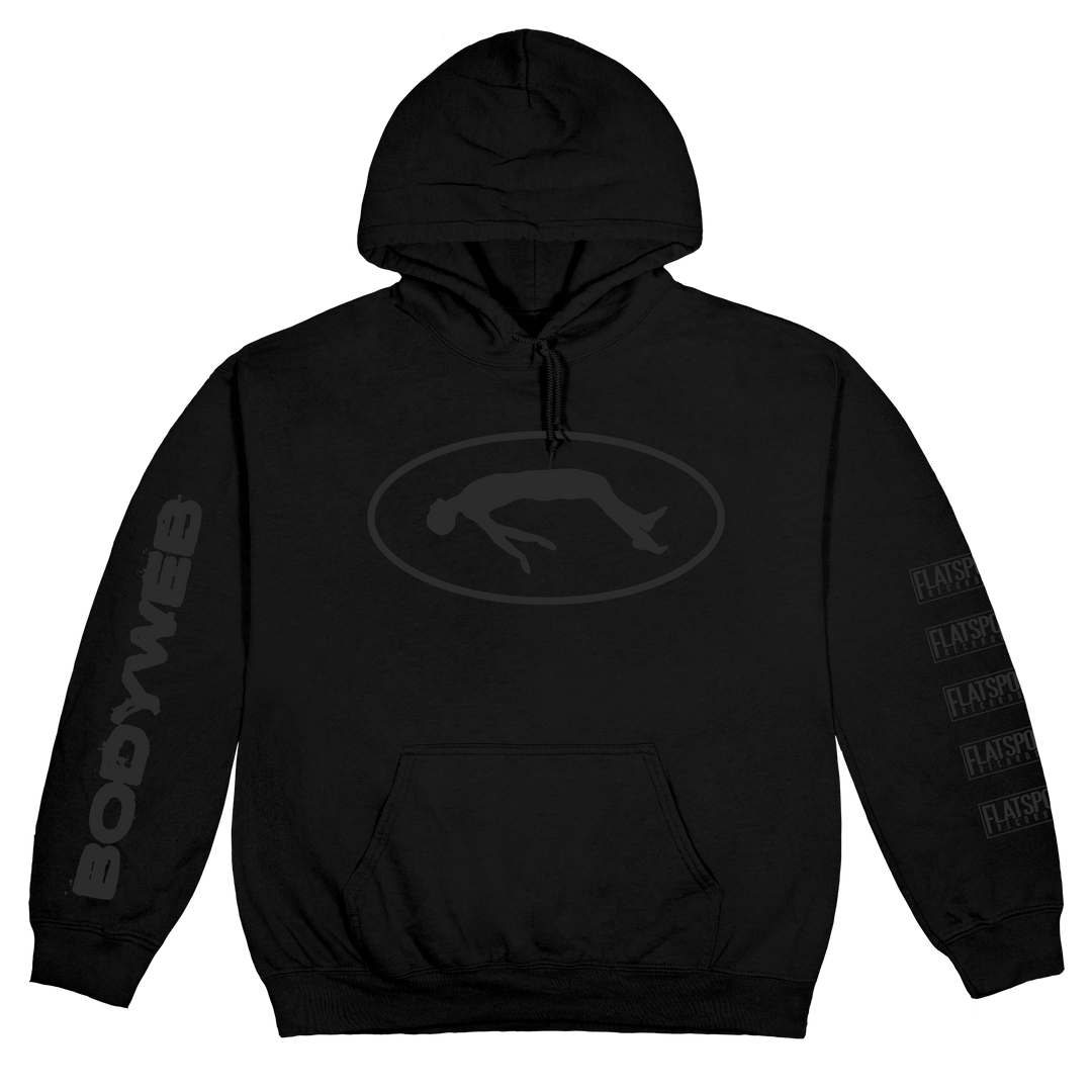 Bodyweb - Black on Black Logo Hoodie