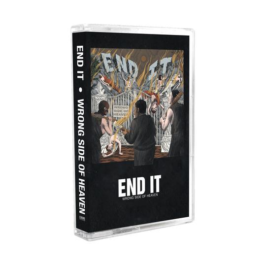 End It - Wrong Side of Heaven Cassette - Clear Shell w/ Sky Blue Ink