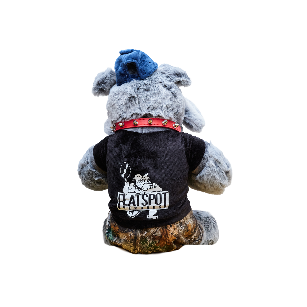 Flatspot Records - Bulldog Stuffed Animal