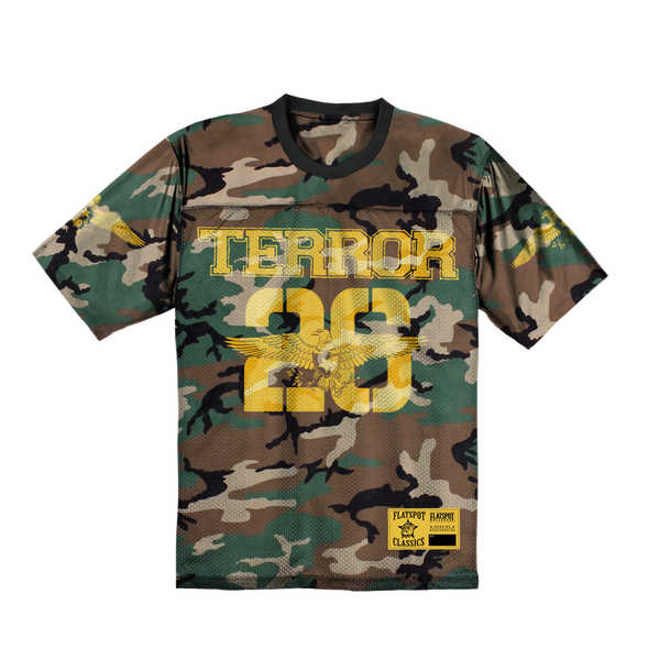 AND1 MIXTAPEソルジャーアーミー迷彩ユニフォームアンドワンホットソース Terror - Camo Football Jersey – Flatspot Records