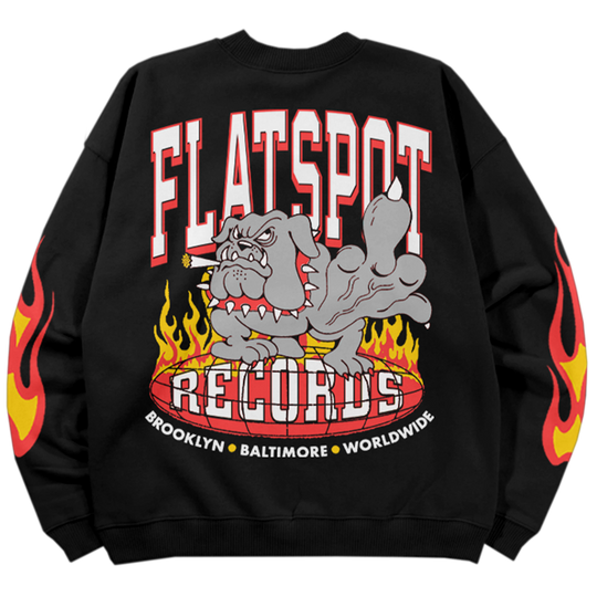 Flatspot Records - FTW Dog Crewneck