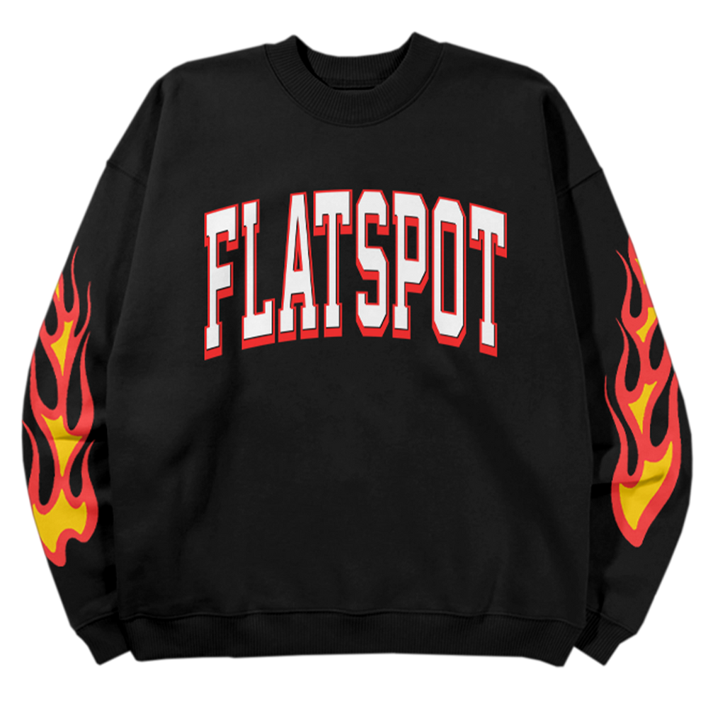 Flatspot Records - FTW Dog Crewneck