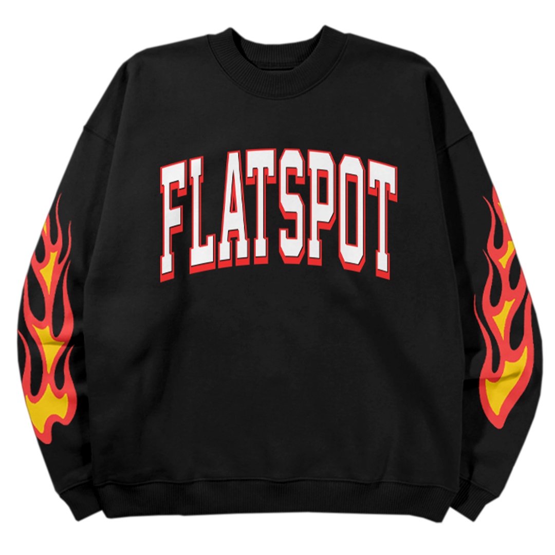 Flatspot Records - FTW Dog Crewneck