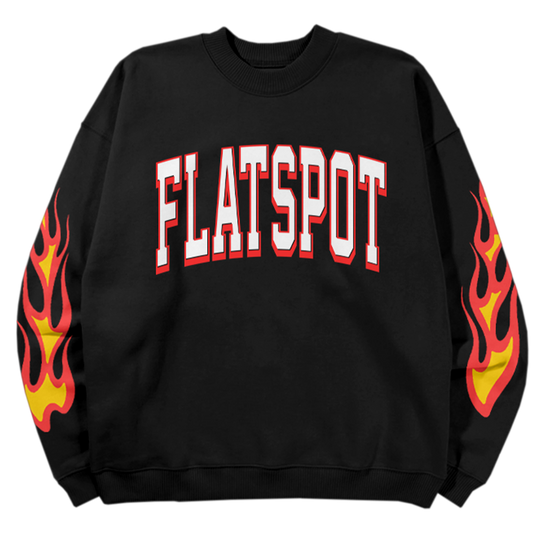 Flatspot Records - FTW Dog Crewneck
