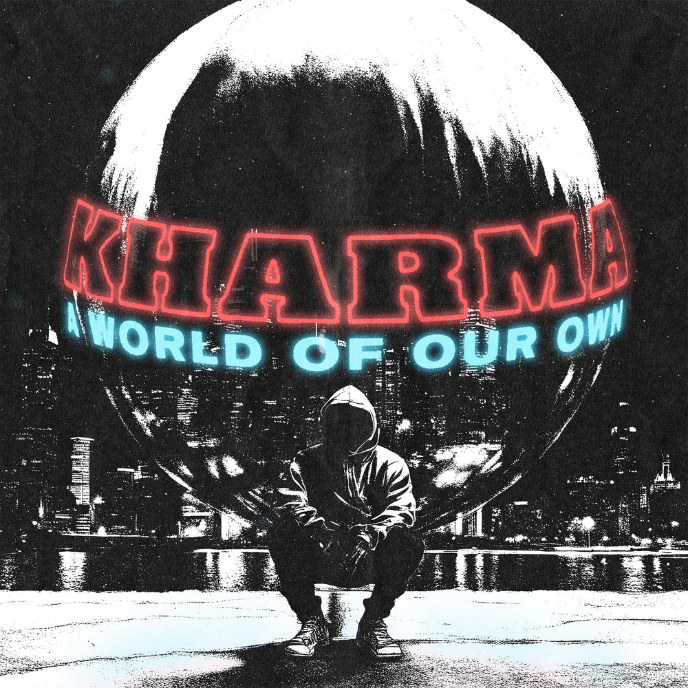 Kharma - A World Of Our Own Blue w/ Red & Black Splatter Vinyl
