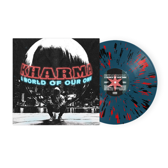 Kharma - A World Of Our Own Blue w/ Red & Black Splatter Vinyl