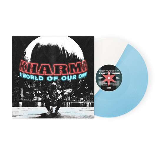 Kharma - A World Of Our Own Half White / Half Baby Blue Vinyl