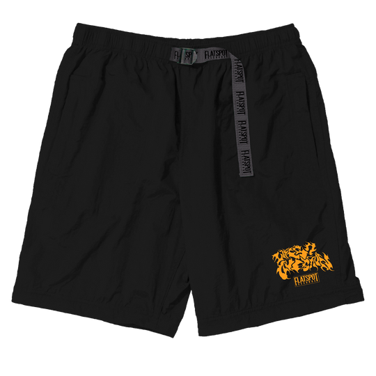 Life's Question - Embroidered Zip-Off Pants