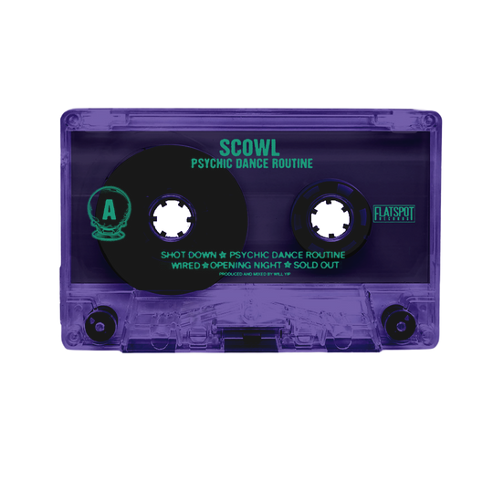 Scowl - Psychic Dance Routine Cassette PURPLE TINT