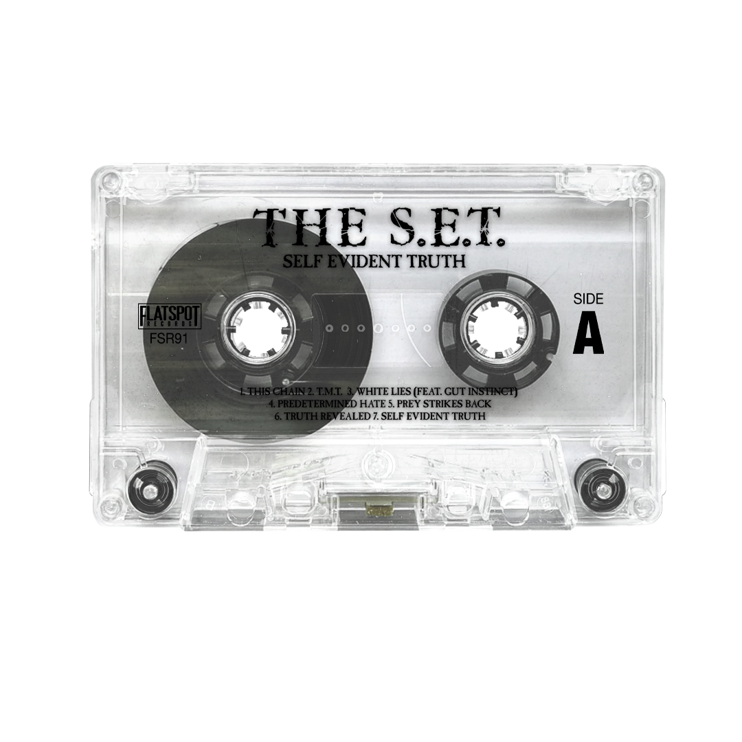 The S.E.T. - Self Evident Truth Cassette Clear w/Clear Liner w/Black Ink