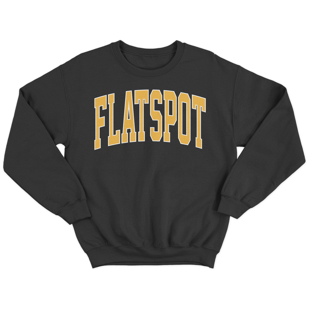 Flatspot Records - Varsity Crew (Black)