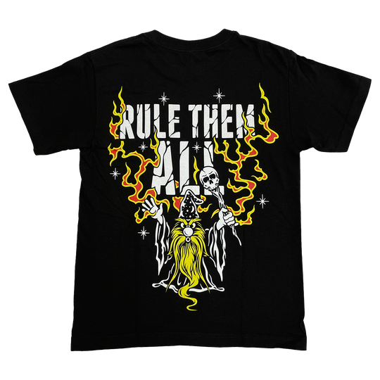 Rule Them All - Wizard T-Shirt – Flatspot Records
