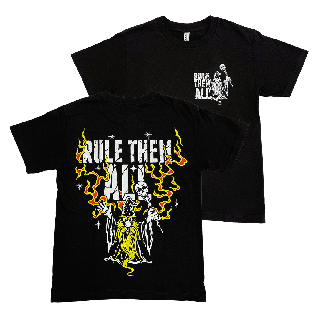 Rule Them All - Wizard T-Shirt – Flatspot Records